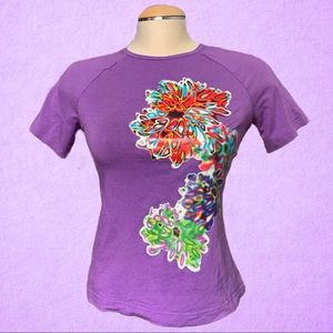 Vivienne Tam Floral Printed T-Shirt